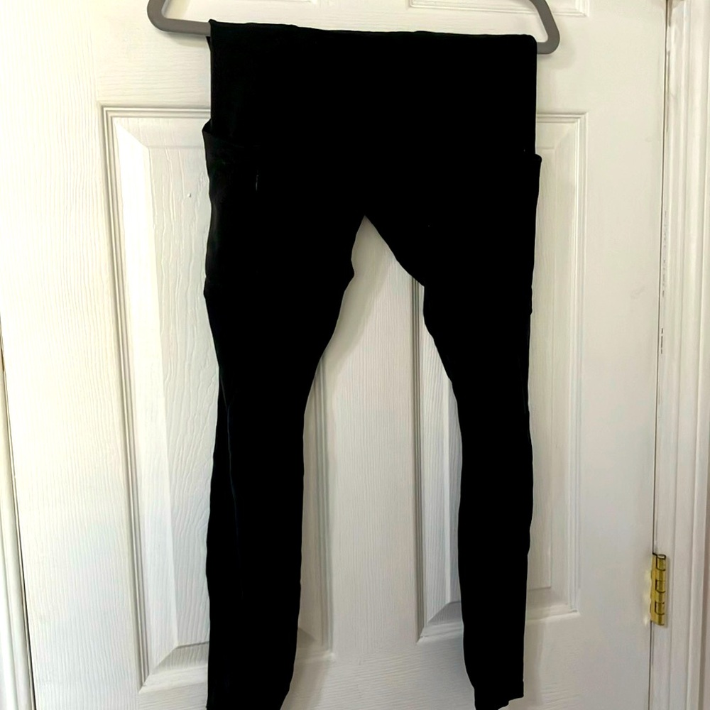 Athleta Black High-Waisted Leggings